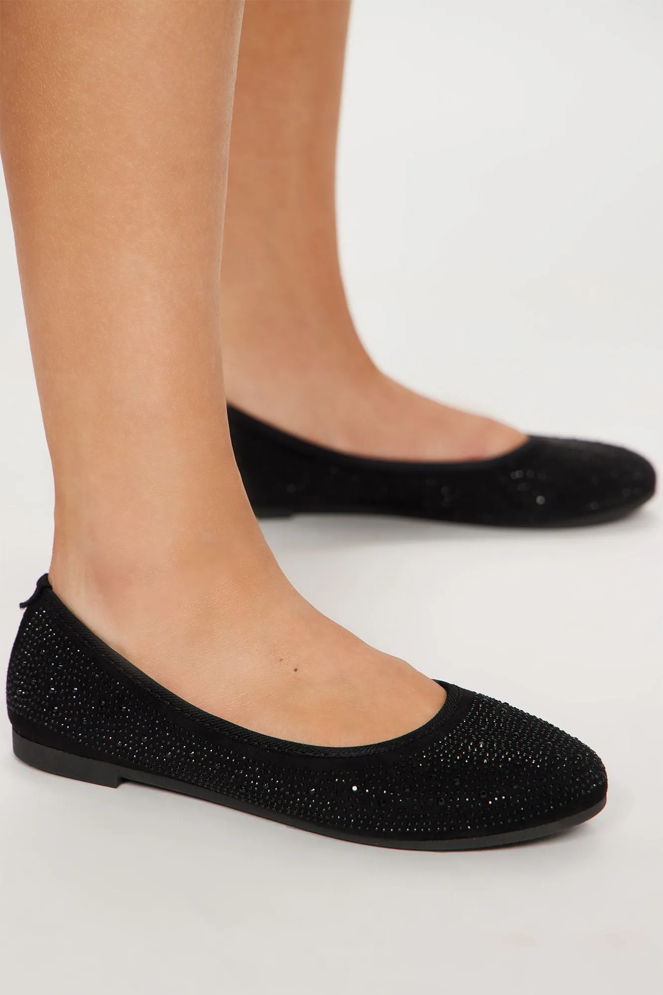 Acting Nice Ballet Flats - Black