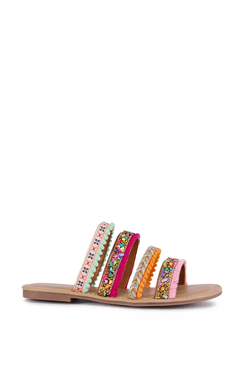 AZALEA WANG LUCENA MULTI EMBELLISHED SANDAL