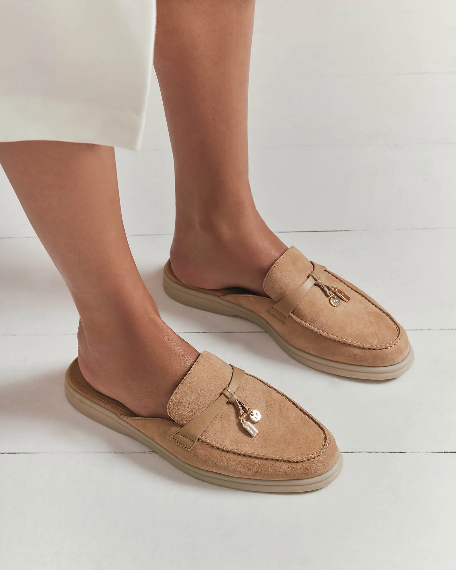 CAMBRIDGE LOAFERS CAMEL SUEDE