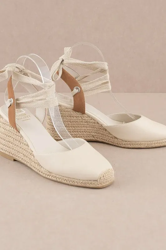 D-ALONDRA-ESPADRILLE, LACE UP, WEDGE