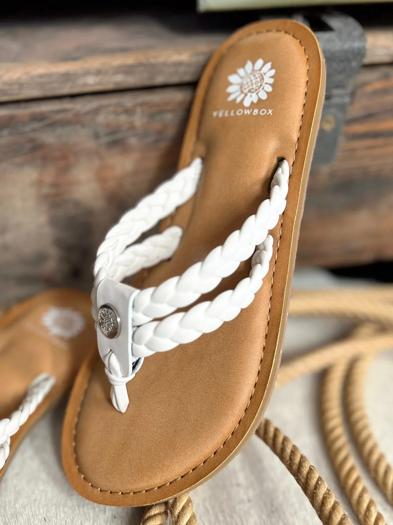 Devina White Strappy Sandals*