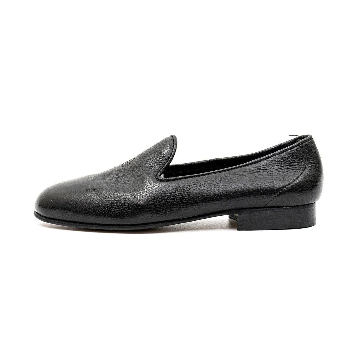 El Corte Ingles Slipon Loafers Leather Black Colour For Women