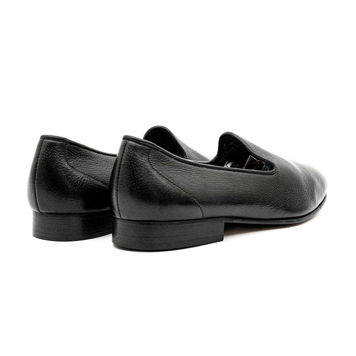 El Corte Ingles Slipon Loafers Leather Black Colour For Women