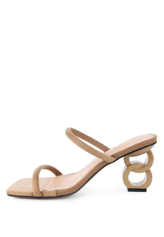 Eternity Double Strap Slide Sandals