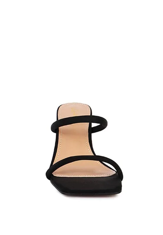 Eternity Double Strap Slide Sandals