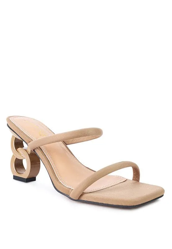 Eternity Double Strap Slide Sandals