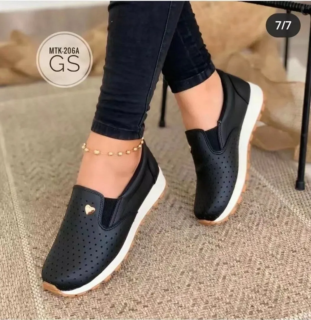 Fashion Breathable  Mesh Women Shoes Wedges Heel Shoes Ladies Women Platform