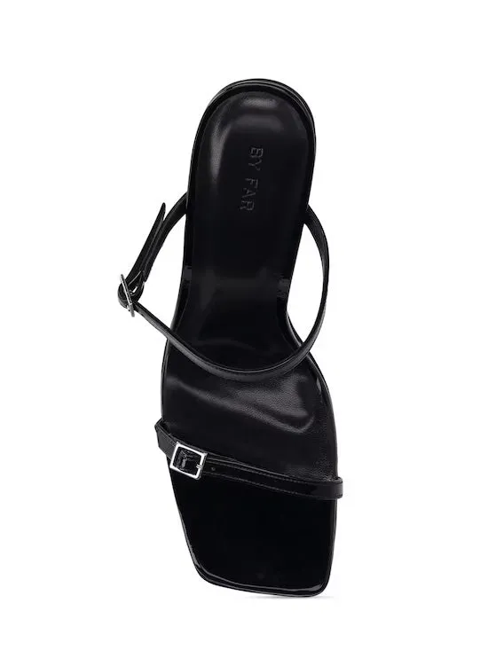 Flick Black Patent Leather Heel