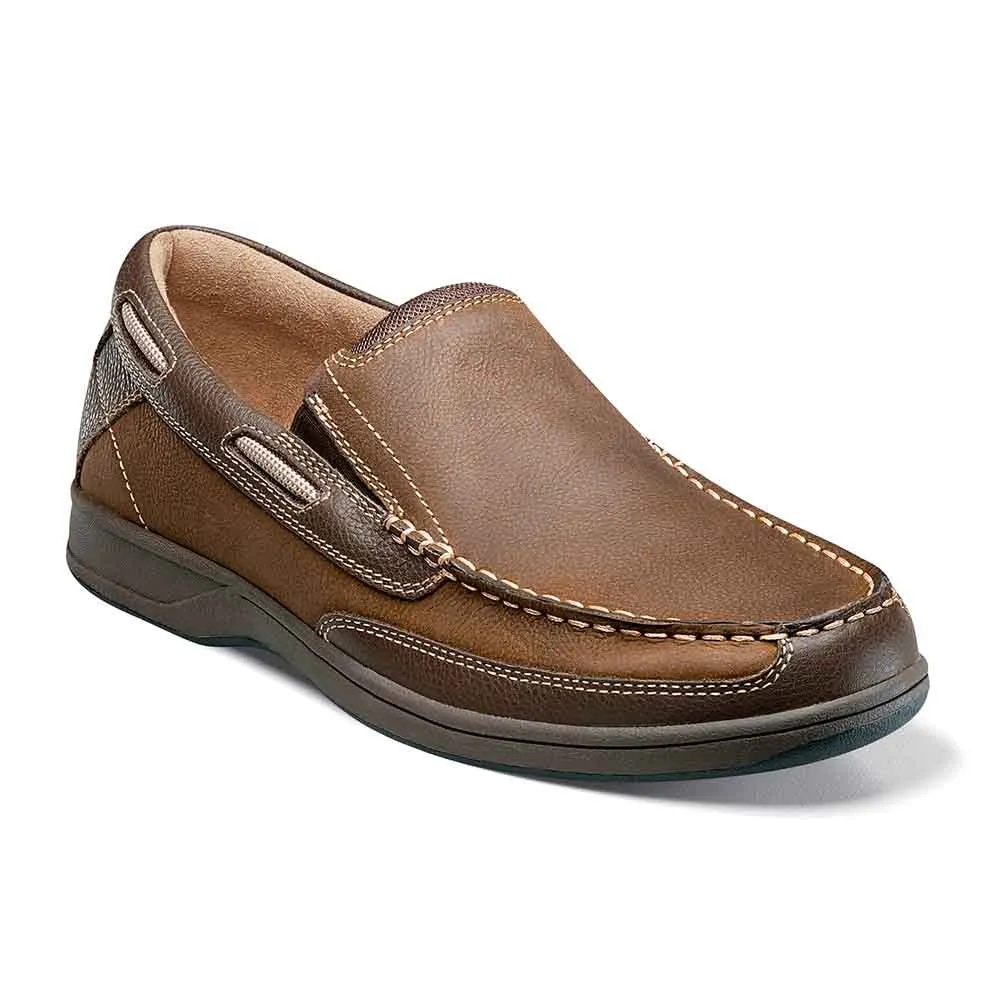 FLORSHEIM Men's Lakeside Stone Moc Toe Slip On