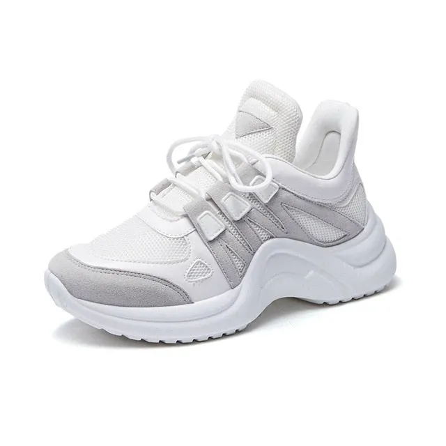 Fujin Sneakers Women 2019 Breathable Mesh Casual Shoes