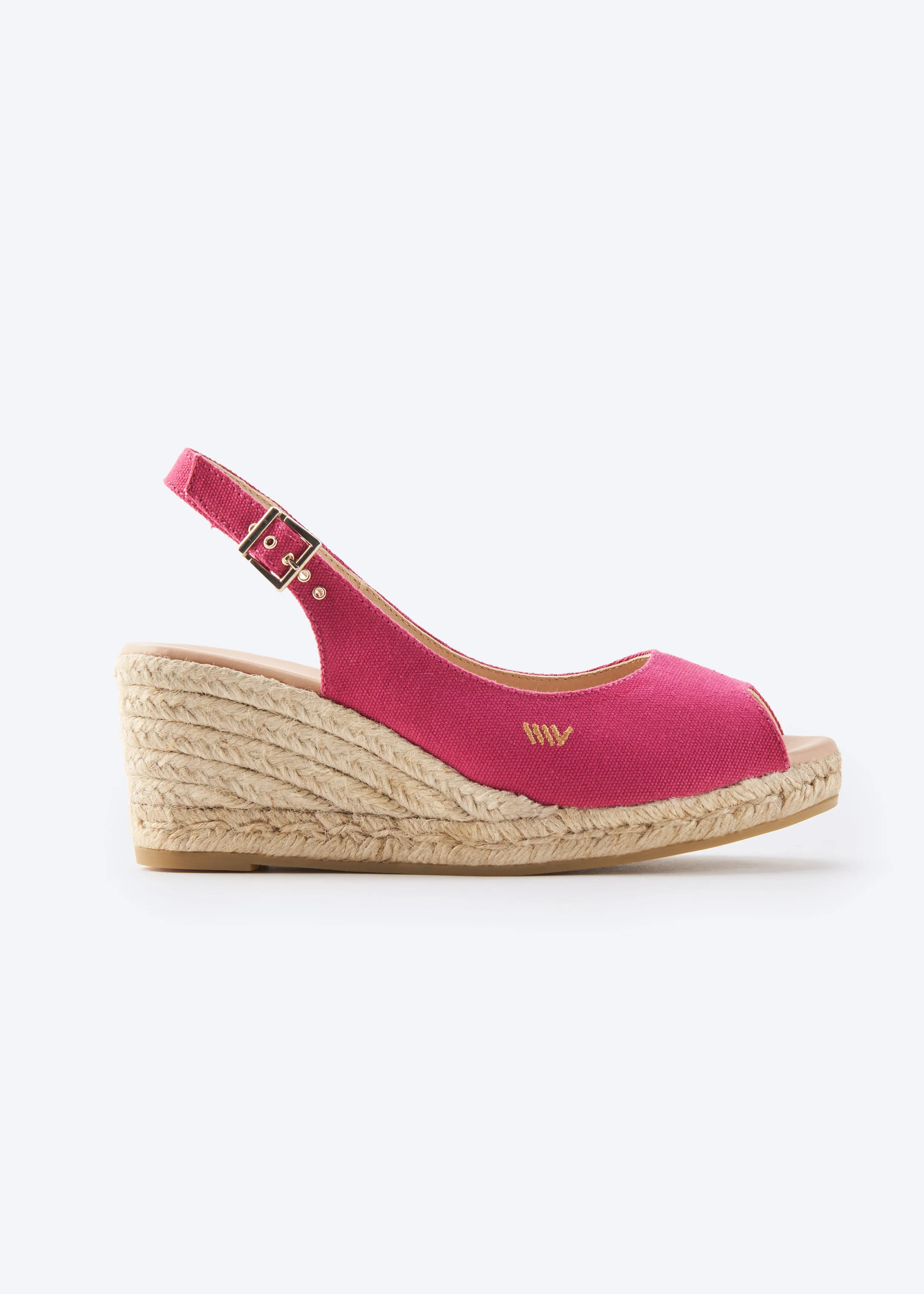 Gavina Limited Edition Canvas Espadrille Sandal Wedges