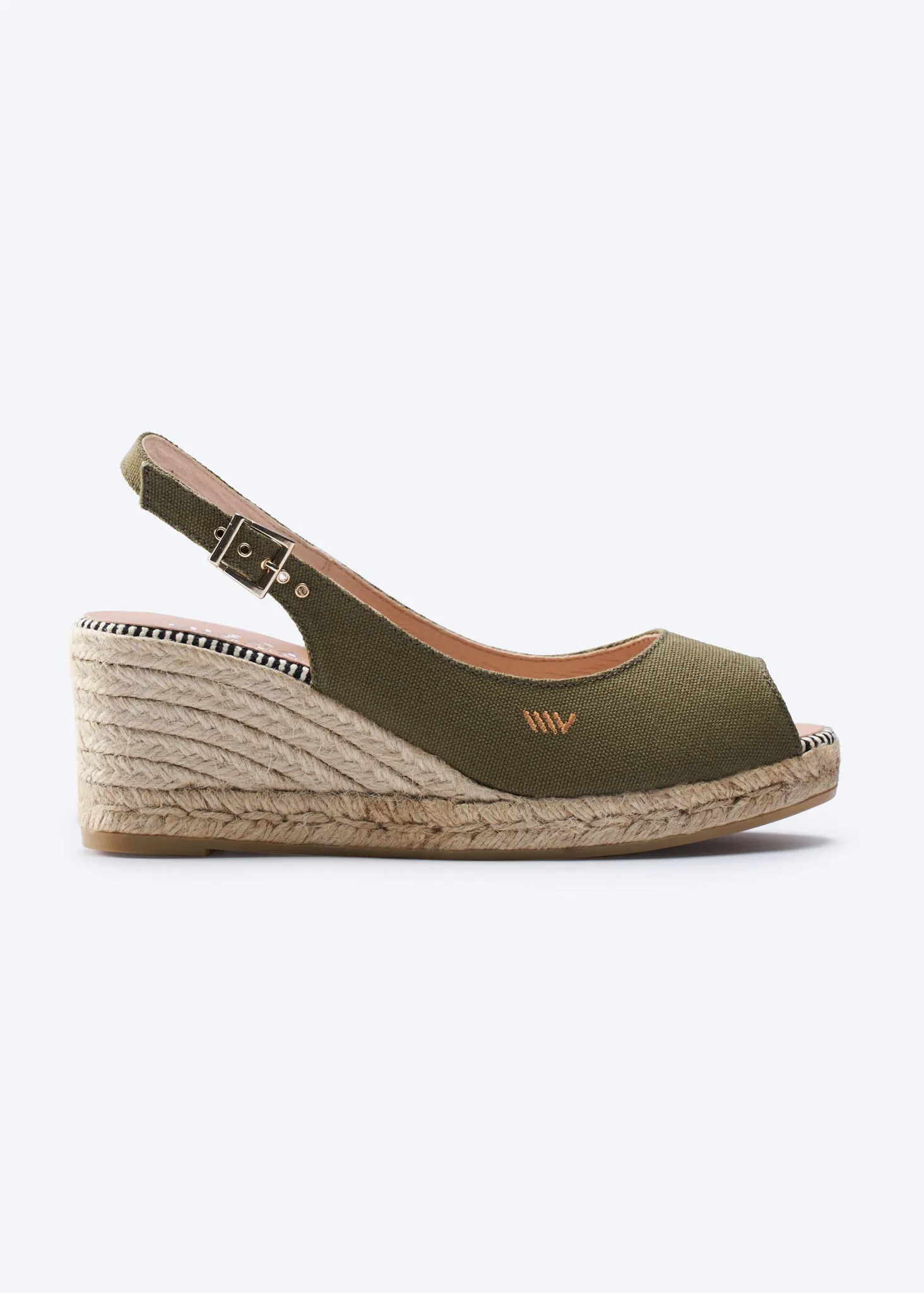 Gavina Limited Edition Canvas Espadrille Sandal Wedges