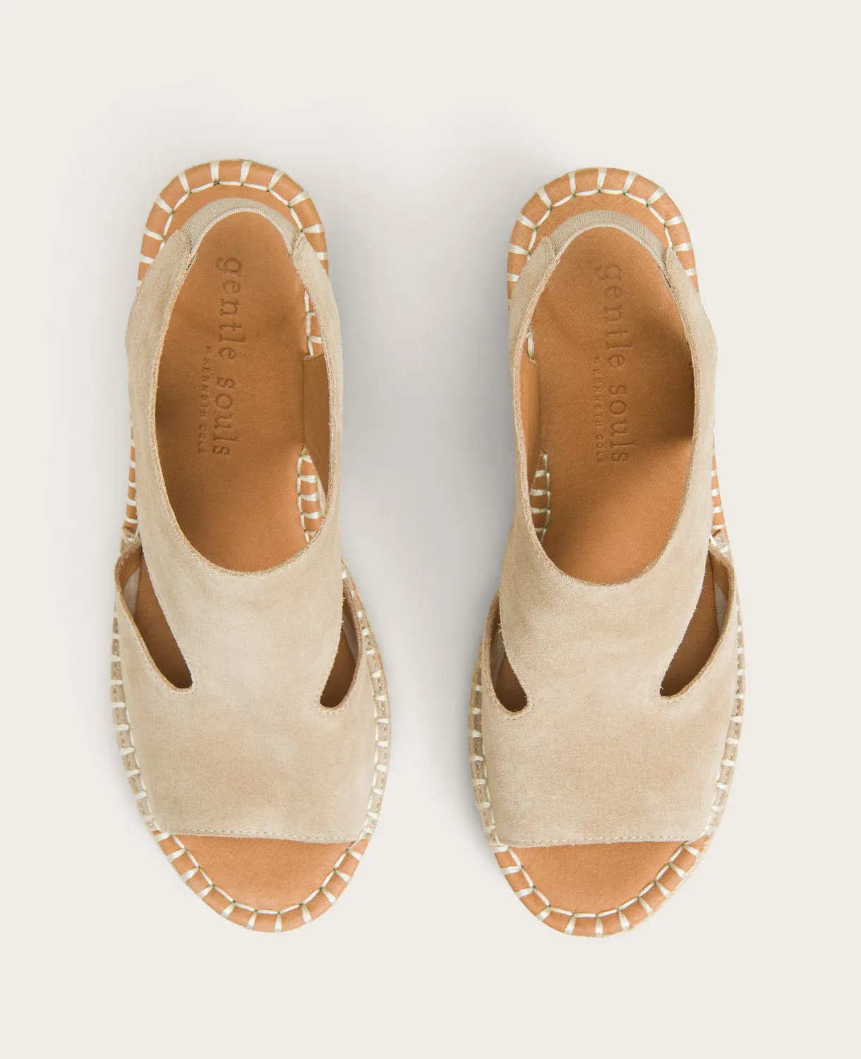 GENTLE SOULS - Cody Suede Espadrille Wedge