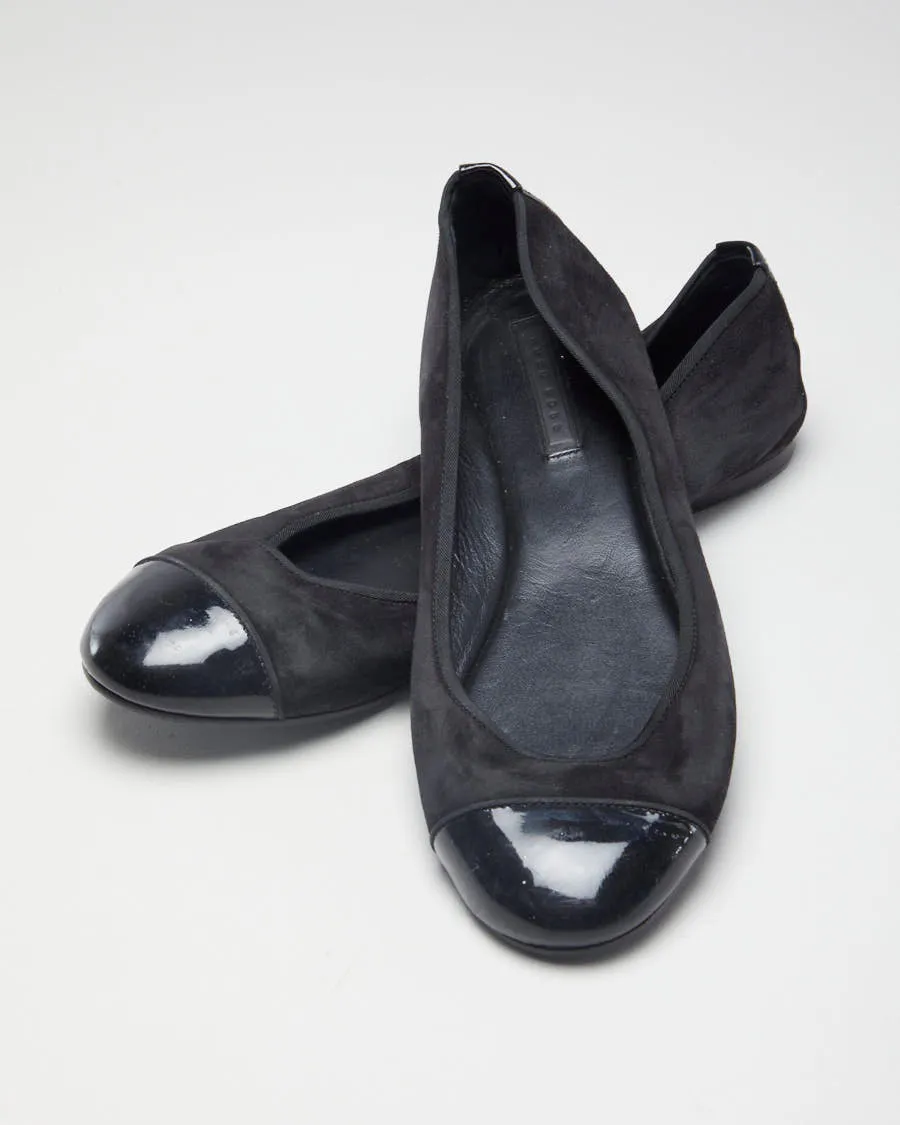 Hug Boss Black Patent Ballet Flats - EUR 39