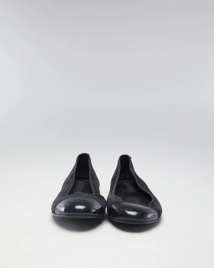 Hug Boss Black Patent Ballet Flats - EUR 39