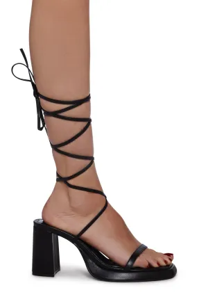 Jaipur Block Heels- Black