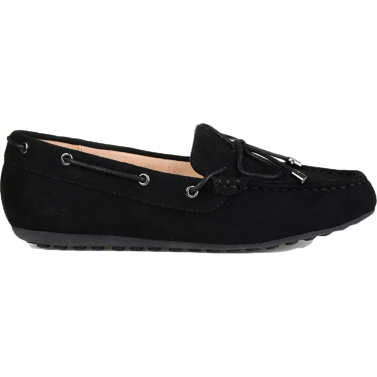 Journee Collection Womens Thatch Suede Slip On Loafers