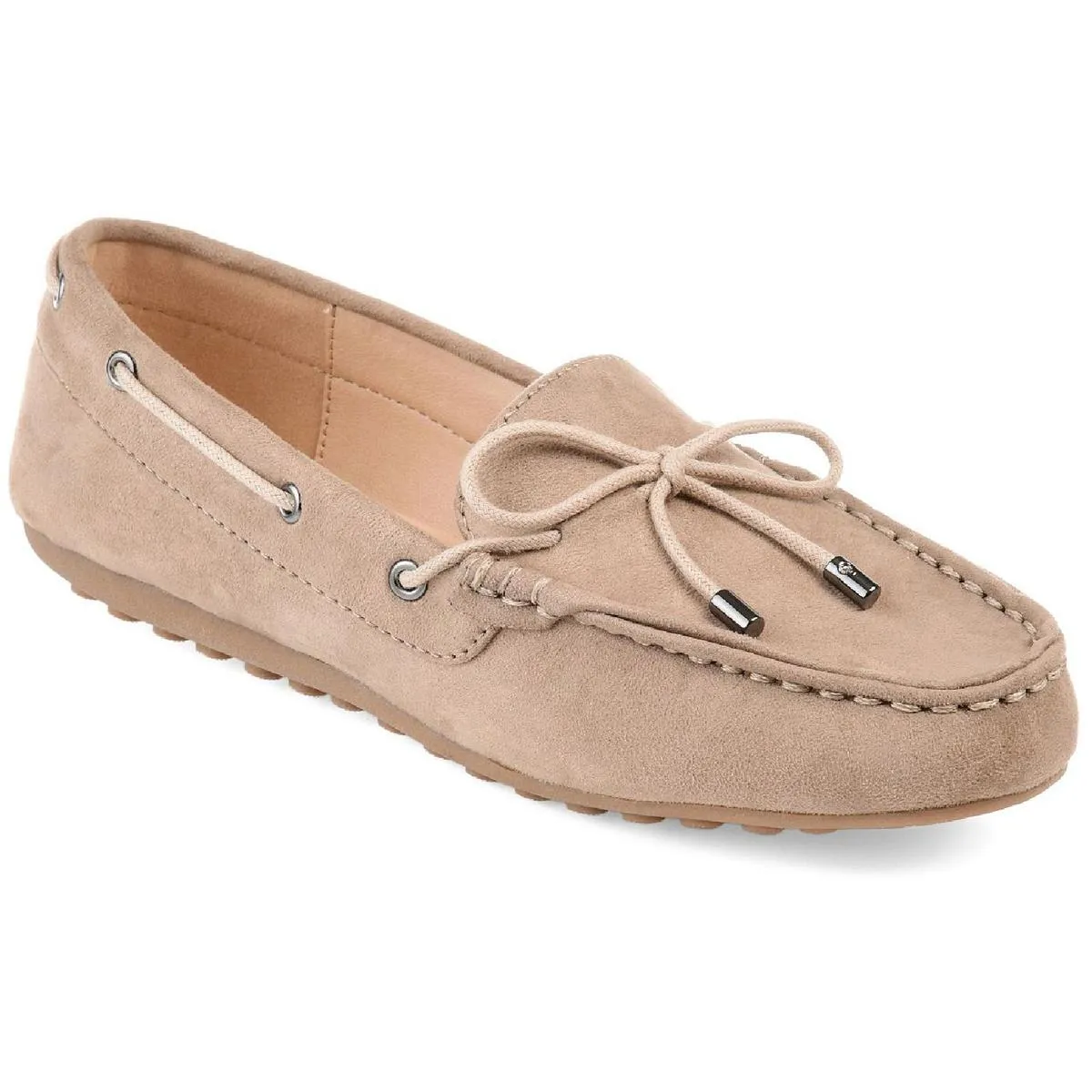 Journee Collection Womens Thatch Suede Slip On Loafers