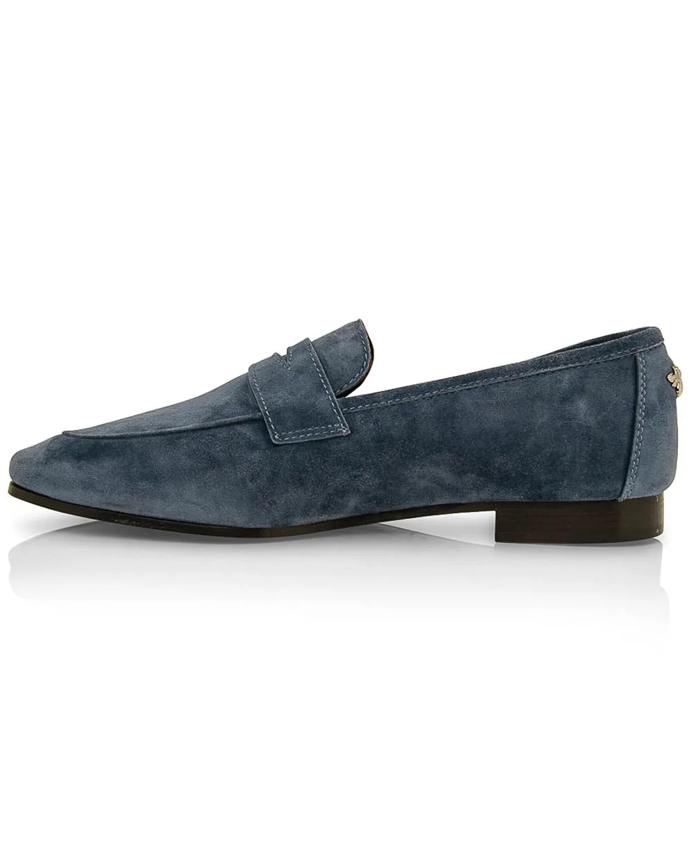 Light Blue Suede Flaneur Loafer