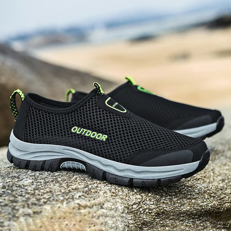 Mesh Casual Men's Shoes. Summer, Outdoor, Water Trainers , Non-slip, Climbing, Hiking Shoes Breathable