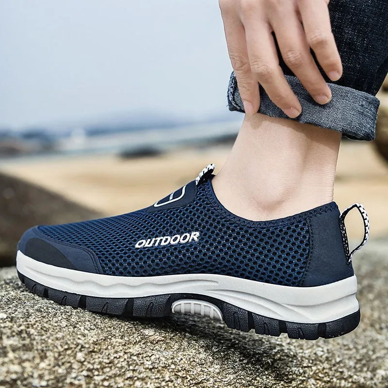 Mesh Casual Men's Shoes. Summer, Outdoor, Water Trainers , Non-slip, Climbing, Hiking Shoes Breathable