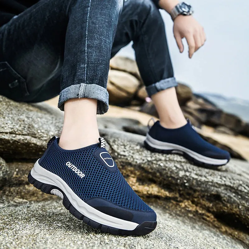 Mesh Casual Men's Shoes. Summer, Outdoor, Water Trainers , Non-slip, Climbing, Hiking Shoes Breathable