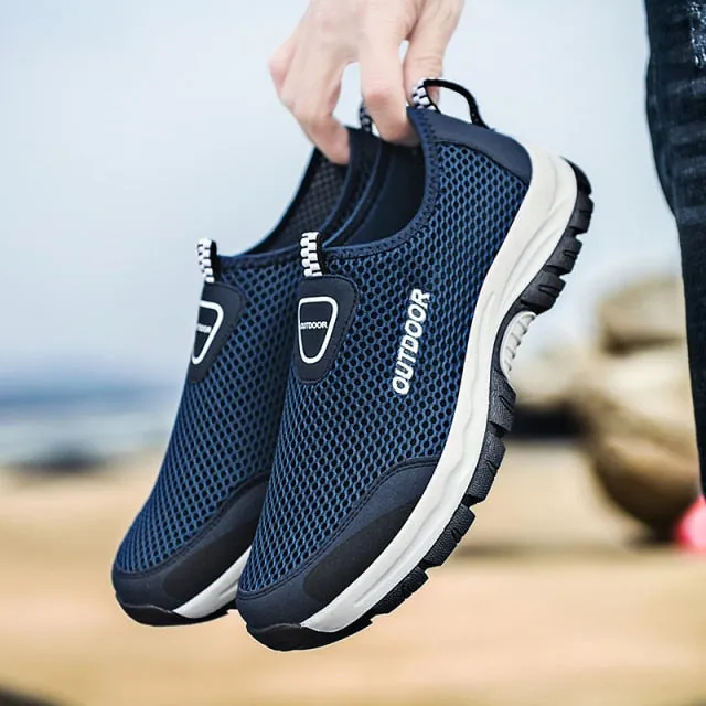 Mesh Casual Men's Shoes. Summer, Outdoor, Water Trainers , Non-slip, Climbing, Hiking Shoes Breathable