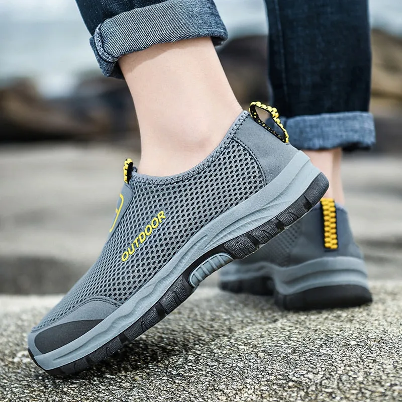 Mesh Casual Men's Shoes. Summer, Outdoor, Water Trainers , Non-slip, Climbing, Hiking Shoes Breathable