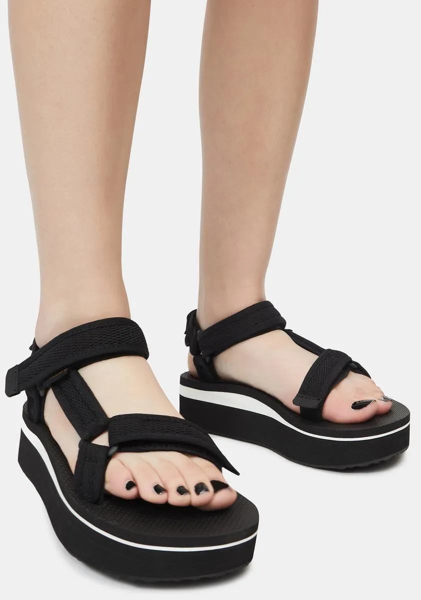 Mesh Flatform Universal Sandals