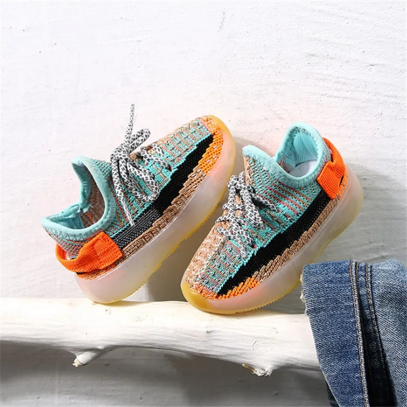 MOF Kids infant toddler shoes spring summer breathable mesh sneakers