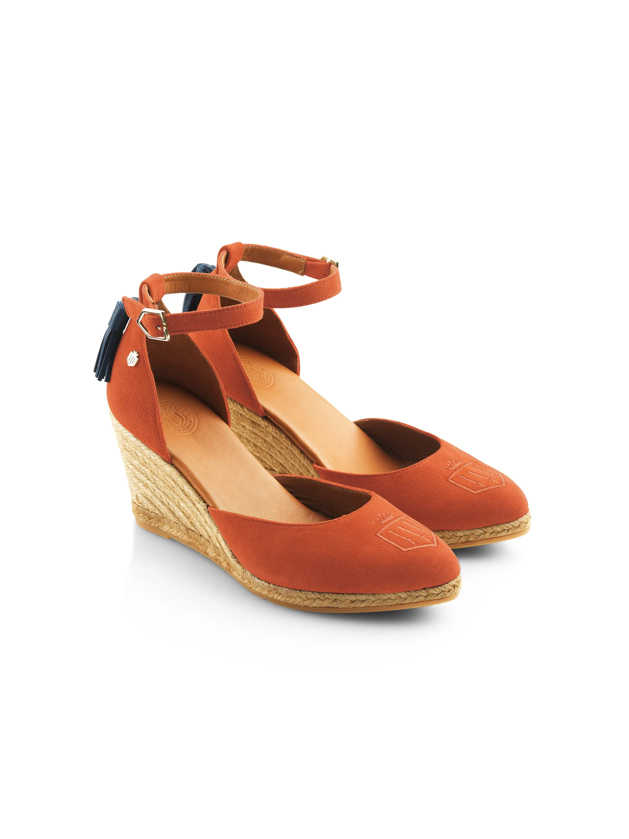 Monaco Wedge - Sunset Orange