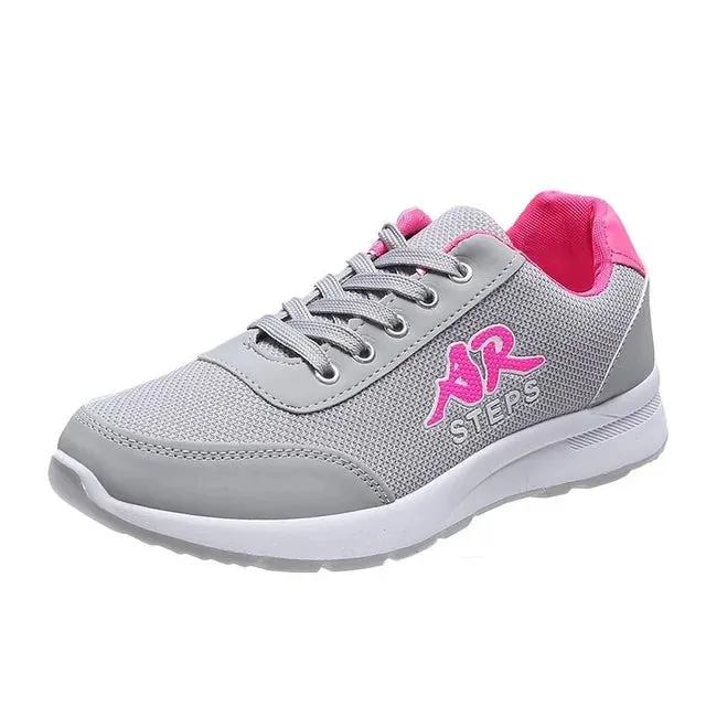 New Sneakers Women's Sports | 2022 Spring Fashion Lace-Up Casual Running Shoes | Vibrant Mixed Colors