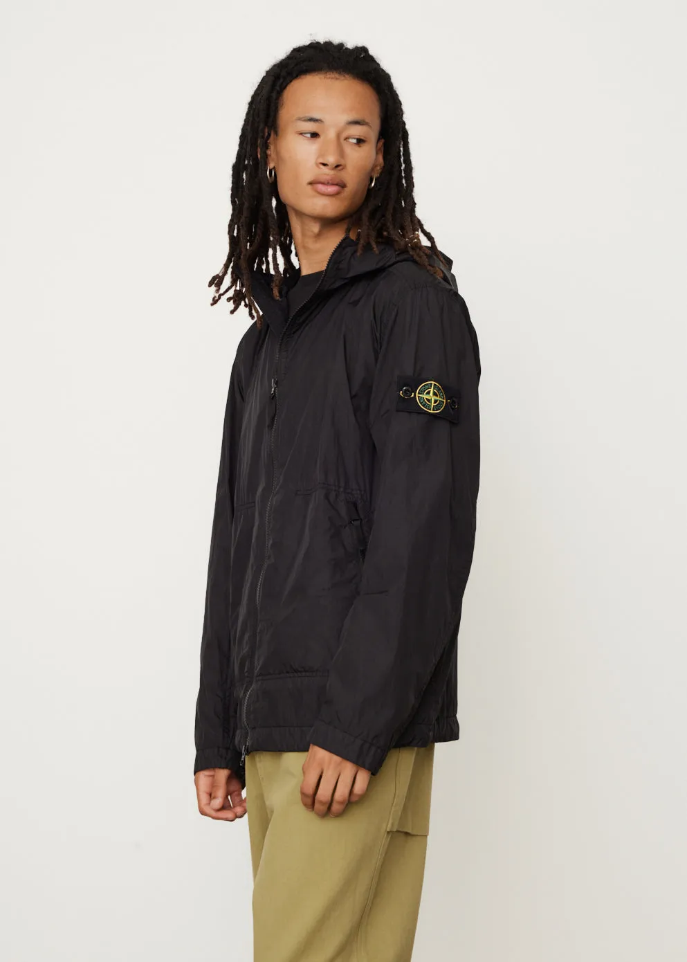 Nylon Light Hooded Jacket