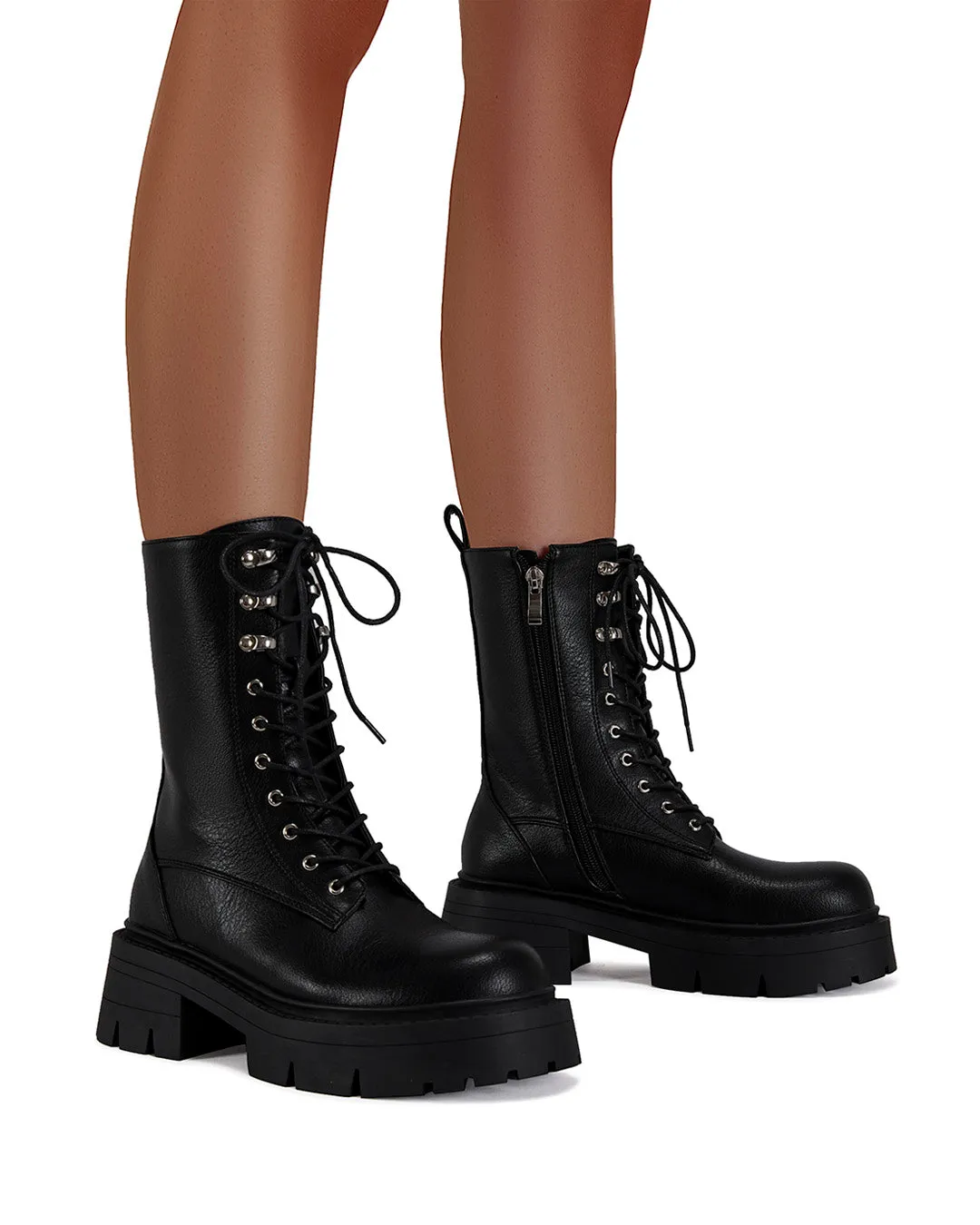 Paloma Lace-up Combat Boot