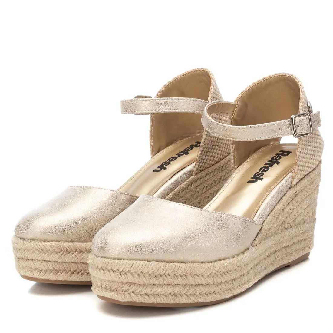 Refresh Womens Espadrille 172782 Gold