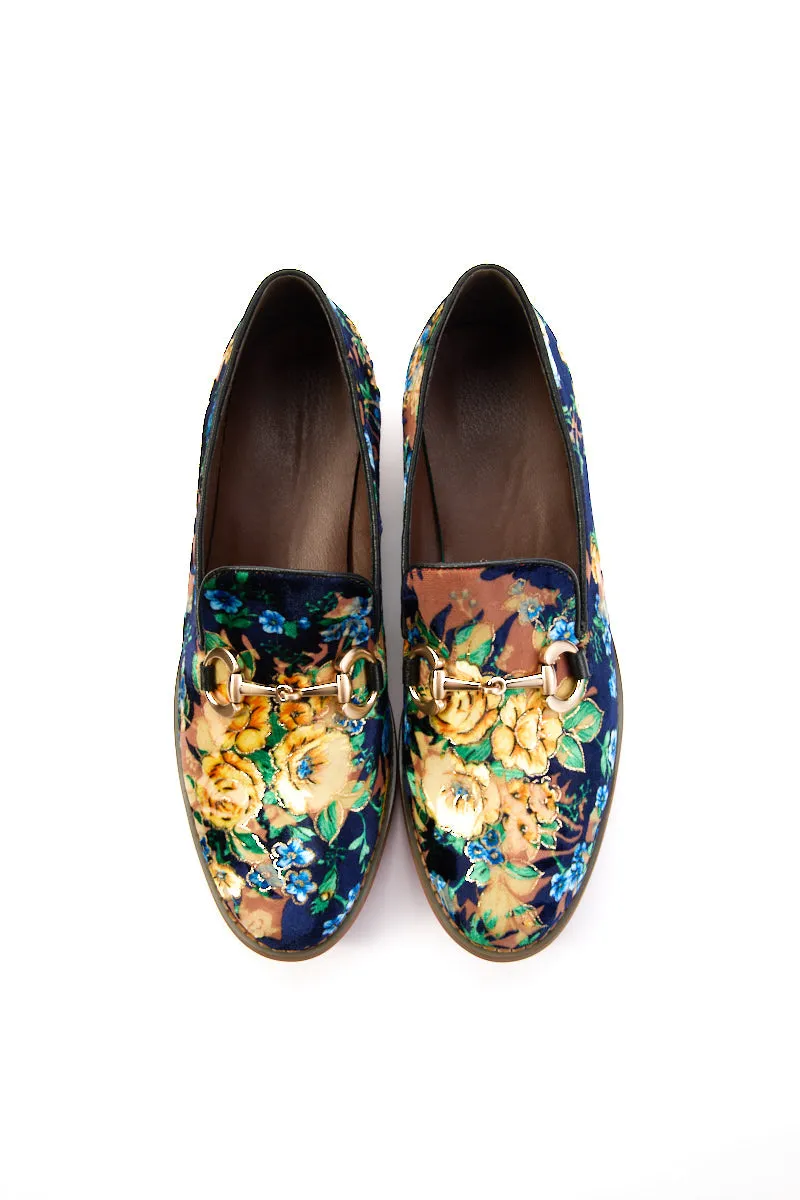 Soffia | Essie Floral Printed Suede Loafer