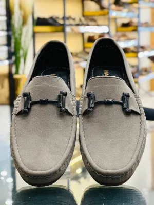 SUEDE STEEL LOAFERS