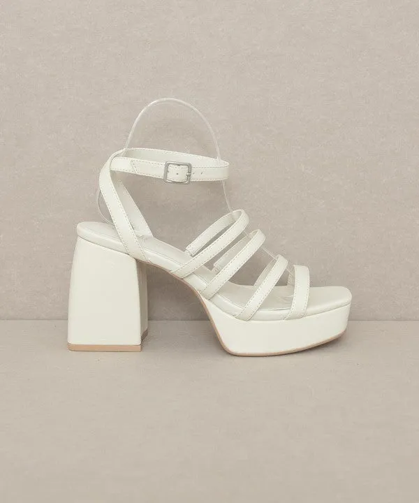 Talia - Strappy Platform Heel