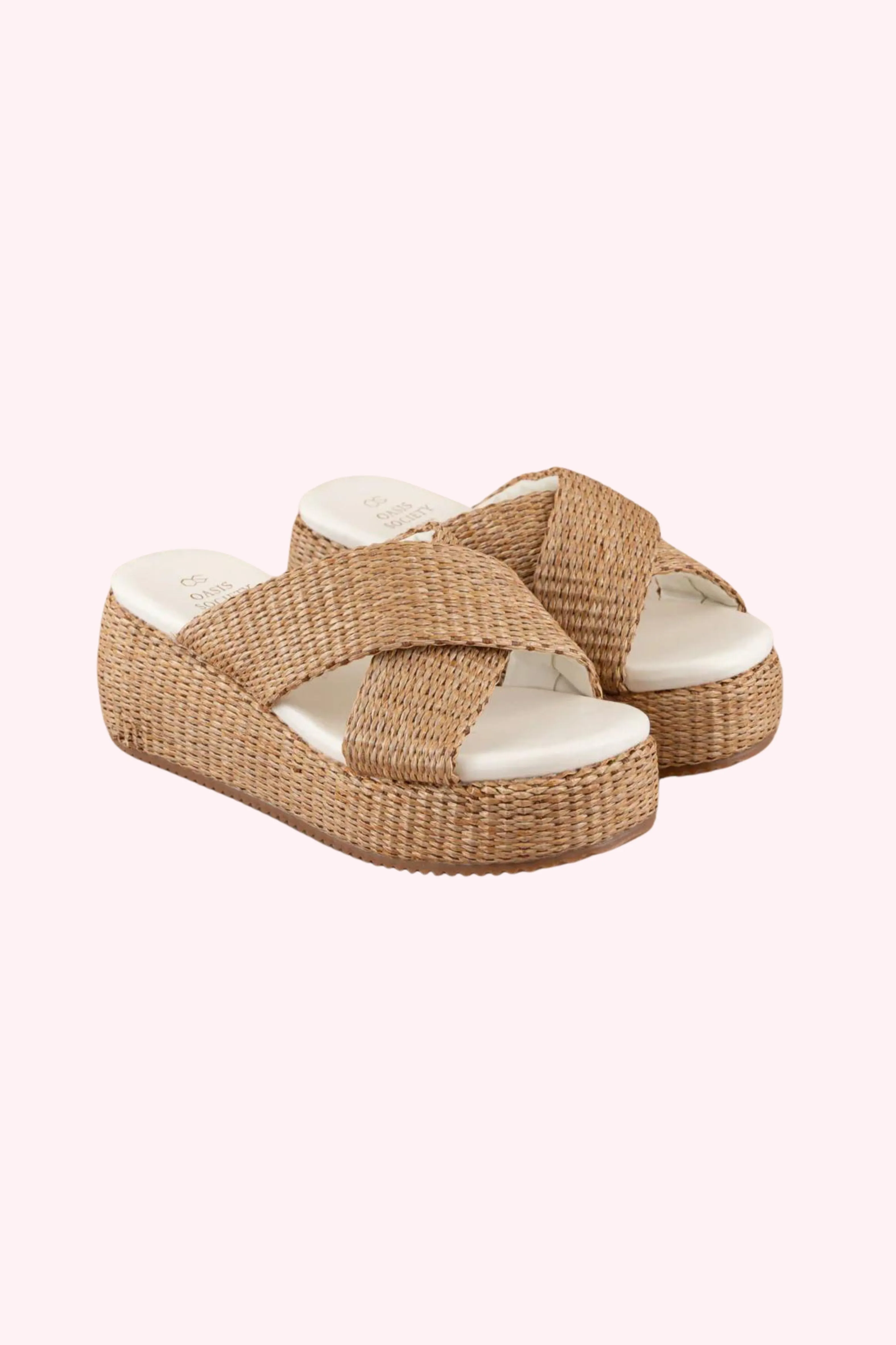 The Fresno Raffia Platform Sandal