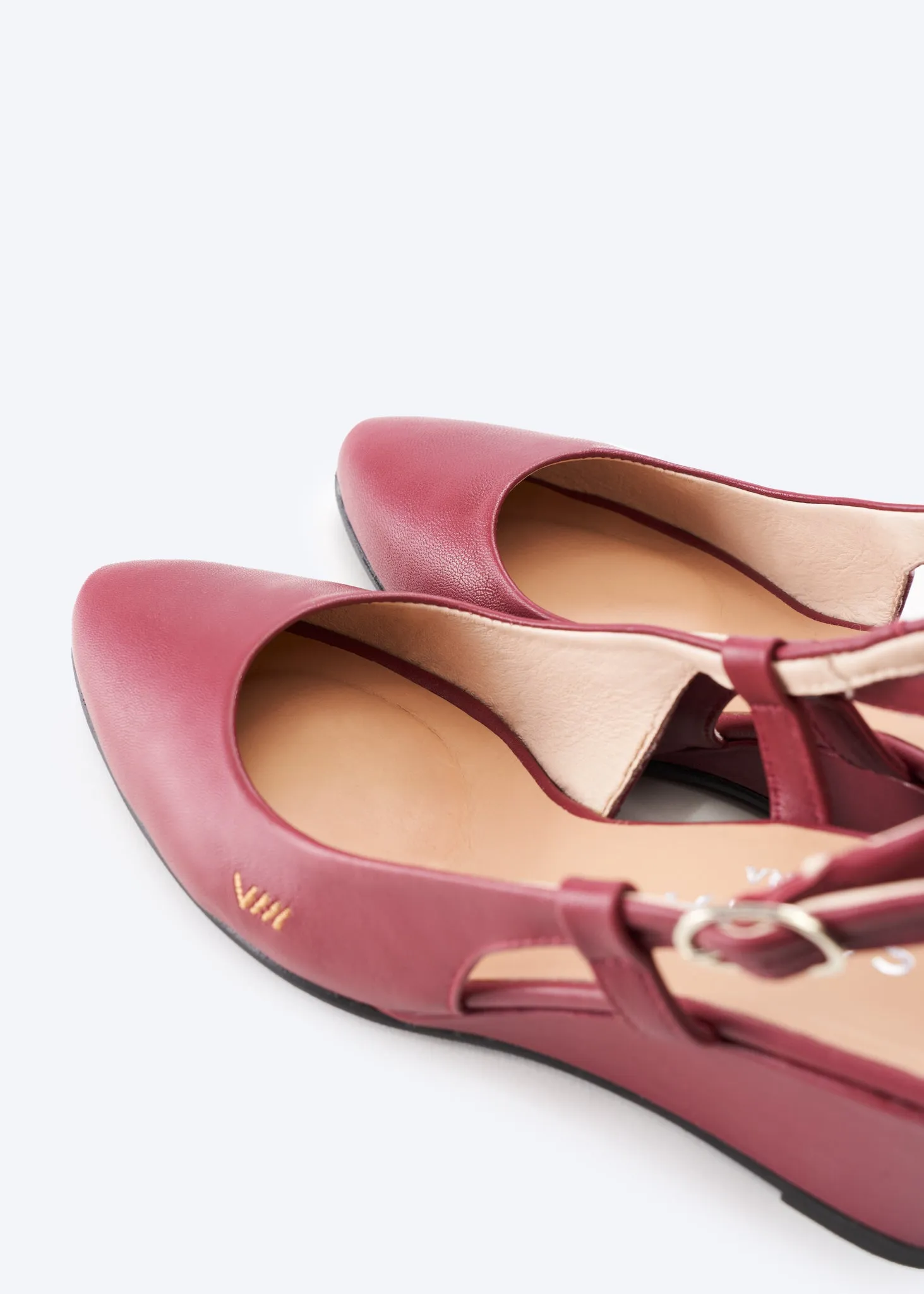 Tivoli Leather Wedges