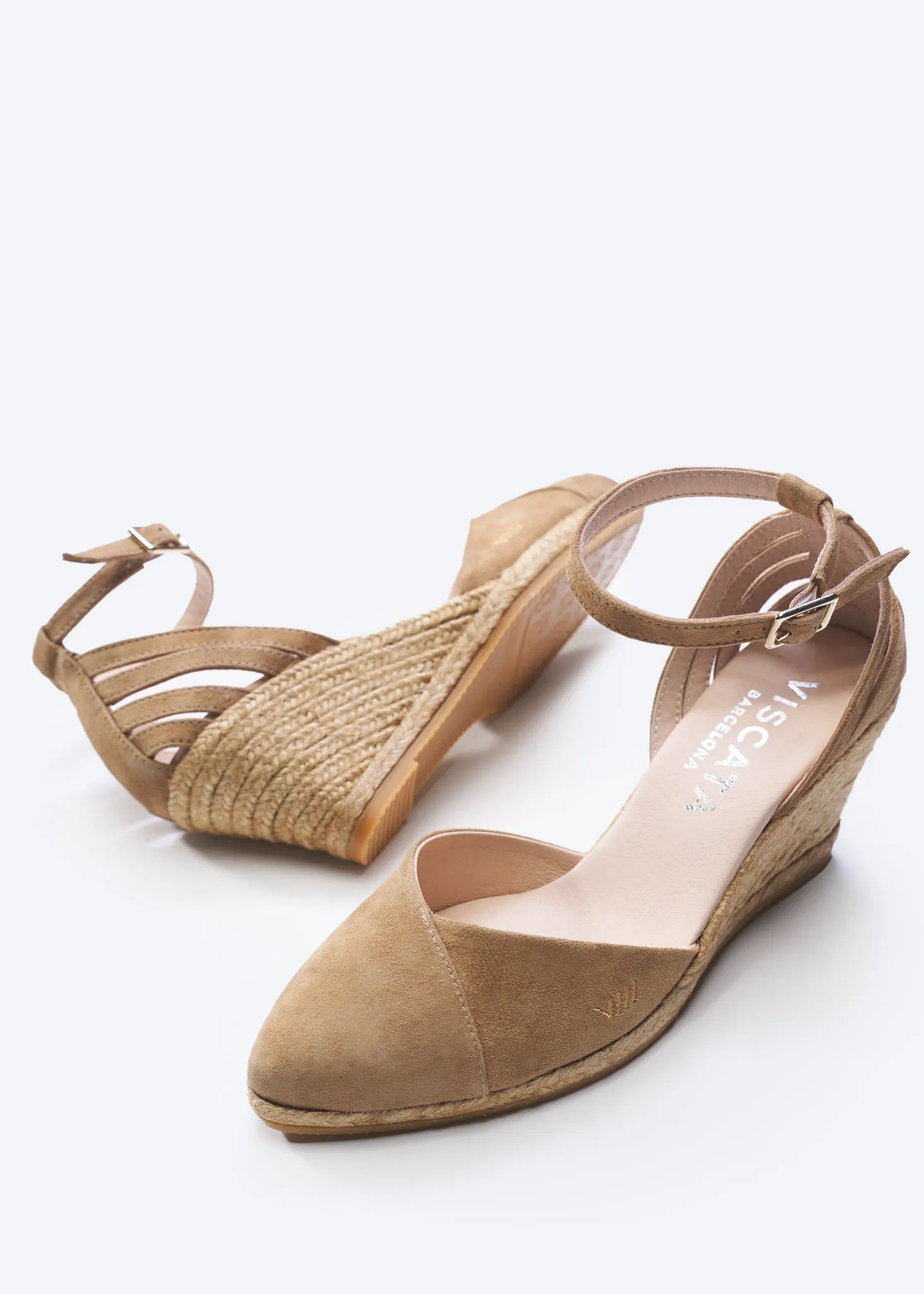 Ullastret Suede Espadrille Wedges