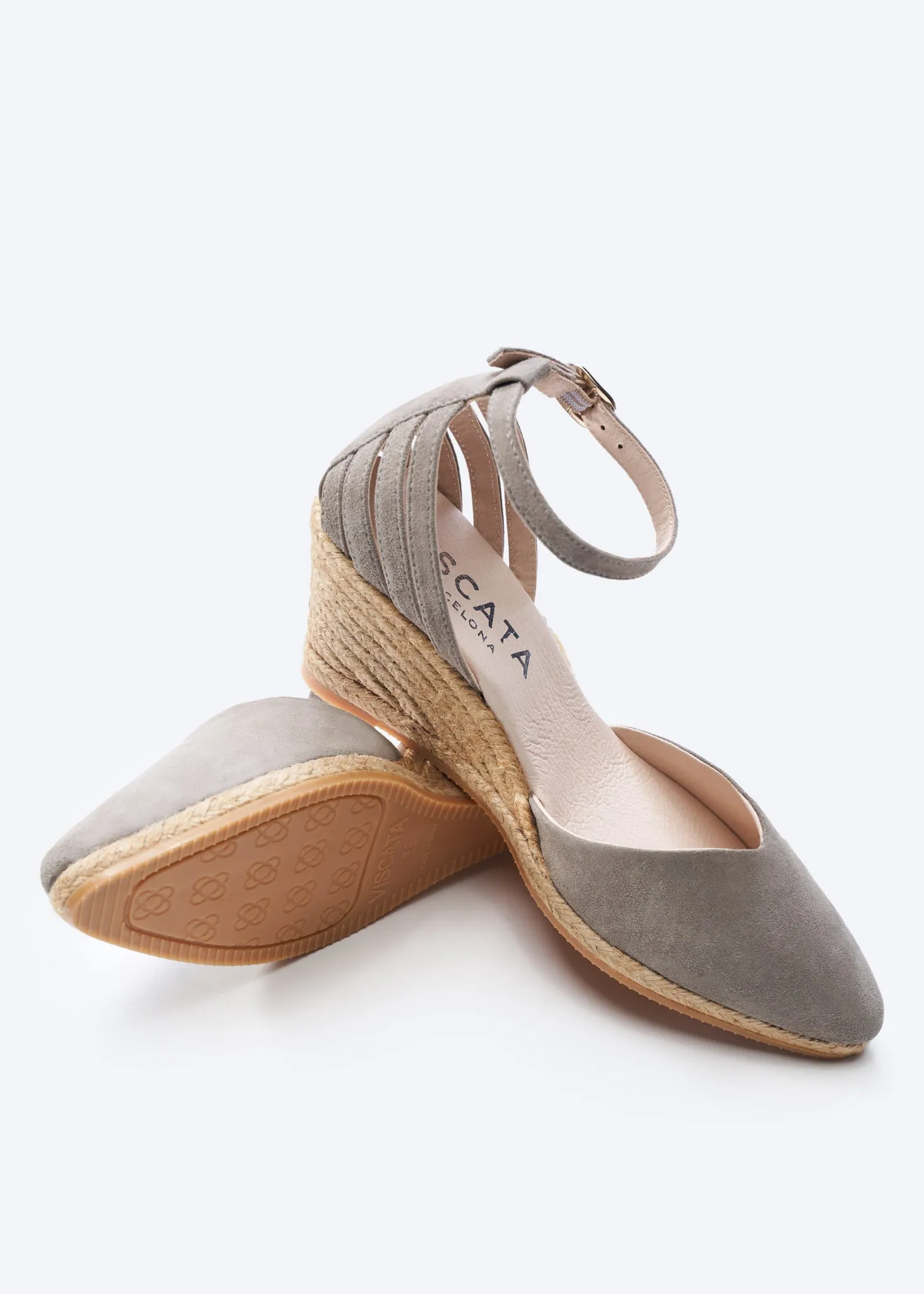 Ullastret Suede Espadrille Wedges